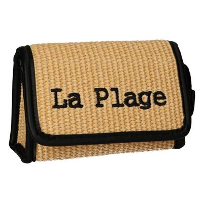 Traveller Spiegeltas riet la plage 16.5x11cm Traveller Spiegeltas riet la plage 16.5x11cm