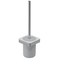 Toiletborstel met Houder Geesa Frame Wit Chroom - thumbnail
