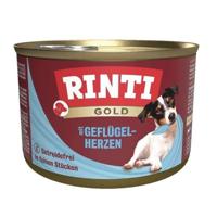 RINTI Gold Poultry hearts - natvoer voor honden - 185g - thumbnail