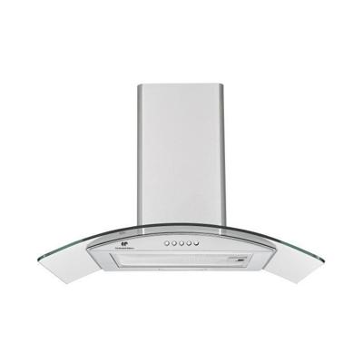 Continental Edison Decoratieve kap - L60 cm - roestvrijstalen glas