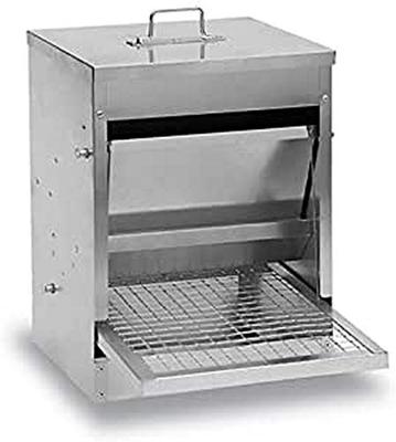 Pluimvee voerstation 10 kg gegalv. metaal