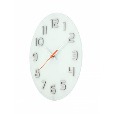 NeXtime klok 3105wi classy large, ø50 cm, wall, white/gray