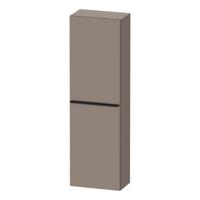 Hoge Kast Duravit D-Neo Kolomkast Wand 132 cm Rechtsdraaiend Mat Basalt - thumbnail