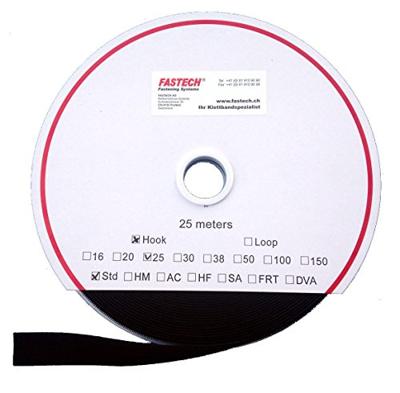 FASTECH® T0205099990125 Klittenband Om op te naaien Lusdeel (l x b) 25000 mm x 50 mm Zwart 25 m