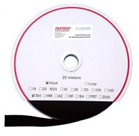 FASTECH® T0205099990125 Klittenband Om op te naaien Lusdeel (l x b) 25000 mm x 50 mm Zwart 25 m - thumbnail