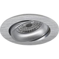 Kantelbare Inbouwspot GU10 - Rond Zilver Aluminium - Ø82mm - thumbnail