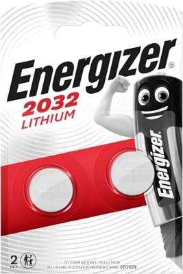 Energizer Knoopcel CR2032 3 V 2 stuk(s) 235 mAh Lithium E304206200 Energizer Knoopcel CR2032 3 V 2 stuk(s) 235 mAh Lithium E304206200
