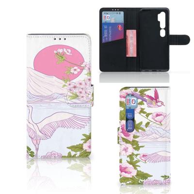 Xiaomi Mi Note 10 Pro | Telefoonhoesje | Met pasjeshouder | Bird Standing Xiaomi Mi Note 10 Pro | Telefoonhoesje | Met pasjeshouder | Bird Standing