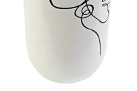 Vaas DKD Home Decor Abstract Wit Hars Modern (35 x 35 x 90 cm) - thumbnail