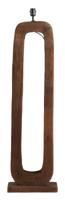Light & Living Vloerlamp 'Kelafo' Mangohout, 125cm (excl. kap), kleur Bruin - thumbnail