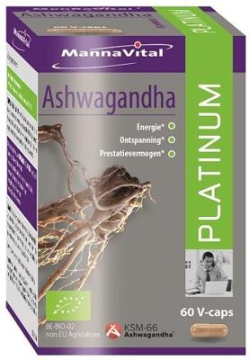 MannaVital Ashwagandha Platinum Vegacaps 60st MannaVital Ashwagandha Platinum Vegacaps 60st