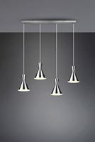 Trio HanglampEnzo Beam 4-lichts RVS - R30784007 - thumbnail