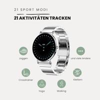 XCOAST SIONA 2 Smartwatch Zilver - thumbnail