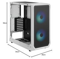Fractal Design Focus 2 PC-behuizing Wit - thumbnail