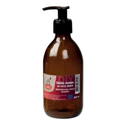 La Droguerie Écologique Glazen pompflesje - 300ml - amber La Droguerie Écologique Glazen pompflesje - 300ml - amber