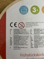 Goki ontbijtmand/picknickset met houten brood - thumbnail