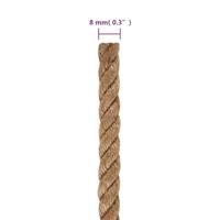 Touw 100% jute 8 mm 500 m - thumbnail
