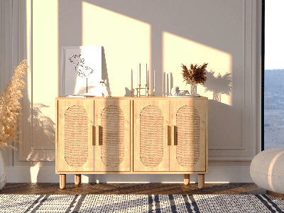 Dressoir ONVERA 4 deuren saphire eik Dressoir ONVERA 4 deuren saphire eik