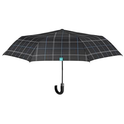 Perletti paraplu automatisch heren 96 cm microvezel zwart Perletti paraplu automatisch heren 96 cm microvezel zwart
