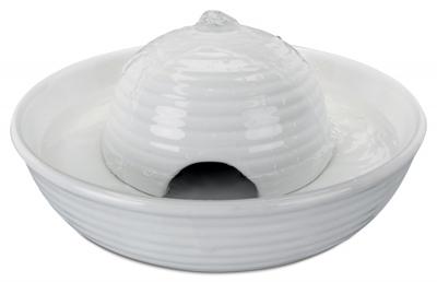 Trixie vital flow mini keramische drinkfontein wit