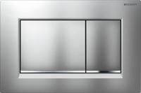 Geberit Bedieningsplaat Sigma 20 Square DF Mat Chroom - thumbnail
