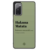 Samsung Galaxy S20 FE hoesje - Hakuna Matata - thumbnail