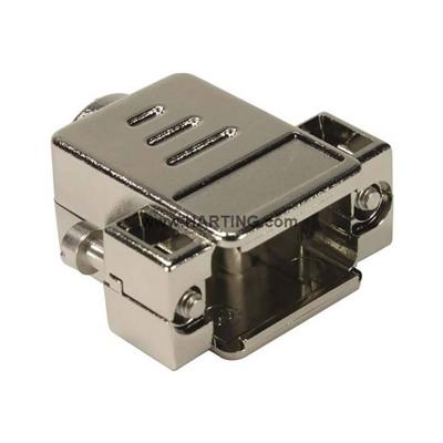 HARTING 09 67 015 0443 09670150443 D-sub behuizing Aantal polen: 15 Kunststof, gemetalliseerd 180 ° Zilver 1 stuk(s) Piece