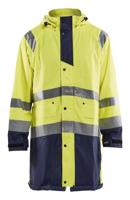 Blåkläder Regenjas High-Vis LEVEL 1 43242000 | High-Vis Geel/Marineblauw | Maat XL - 7330509570944 - thumbnail