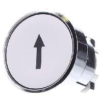 Schneider Electric ZB4BA334 ZB4BA334 Terugstelbaar (Ø) 22 mm ↑ Chroom, Wit 1 stuk(s)