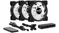 Aerocool Saturn 12F ARGB 3x fan + controller - thumbnail