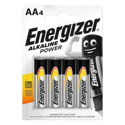 Energizer AP Alkaline Power 410850 Batterij AA LR6 4 stuks.