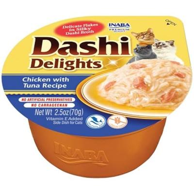 INABA Dashi Delights kip tonijn bouillon - traktatie voor katten - 70g
