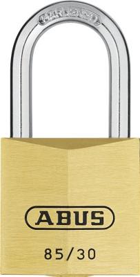ABUS Cilinderhangslot | breedte slotlichaam 30 mm | messing gelijksluitend 0402 | 1 stuk - 2505 2505