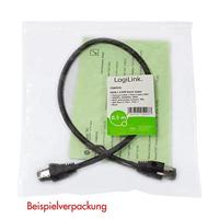 LogiLink CQ8053S netwerkkabel 2 m Cat8.1 Zwart - thumbnail