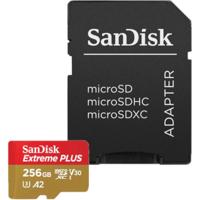 SanDisk Extreme Plus MicroSDXC 256GB+SD Adapter - thumbnail