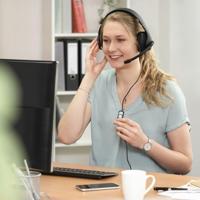 Hama PC-Office-headset HS-USB300 Stereo Zwart - thumbnail