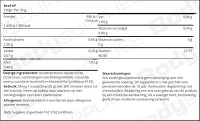 Beef-XP 150gr Mixed Berry