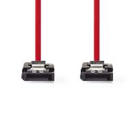 Nedis CCGP73150RD05 Datakabel Sata 3 Gb/s Sata 7-pins Female Met Vergrendeling - Sata 7-pins Female Met Vergrendeling 0,5 M Rood - thumbnail