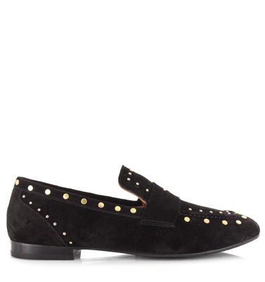 Babouche - Avery | dames loafers zwart Suede Dames