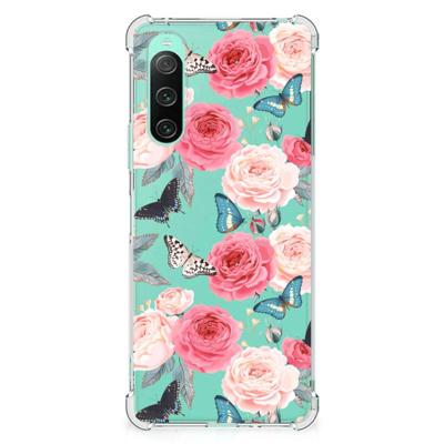 Sony Xperia 10 V Case Butterfly Roses Sony Xperia 10 V Case Butterfly Roses