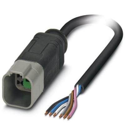 Phoenix 1415030 Sensor/aandrijvingskabel, 1,5 m, zwart
