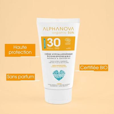 Alphanova Sun Sun bio cream SPF30 waterproof 50 Gram