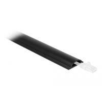 Delock 20710 Kabelgoot PVC Zwart (l x b x h) 1 m x 50 mm x 12 mm 1 stuk(s) - thumbnail