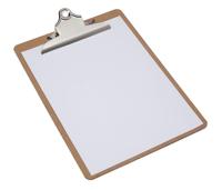 MAUL klemplaat Classic, hardboard karton, A4 staand, bruin - thumbnail