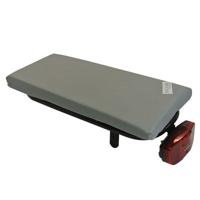 Bagagedragerkussen Cushie Silver Solid - thumbnail