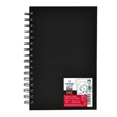 Schetsboek canson art book one 100gr 216x279mm wit Schetsboek canson art book one 100gr 216x279mm wit