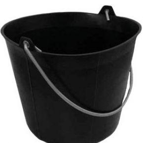 Taliaplast bouwemmer 11 l plastic zwart Velleman - Velleman
