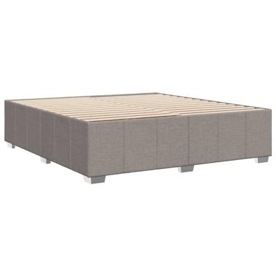 Bedframe zonder matras stof taupe 180x200 cm