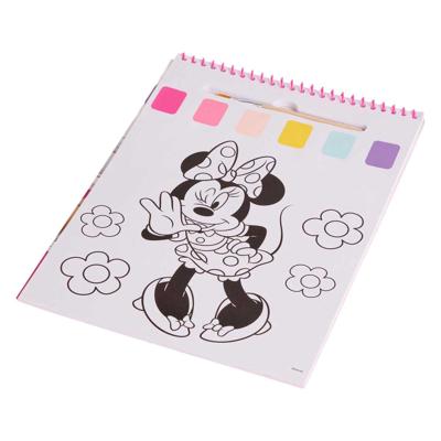 Canenco Minnie mouse water verfset boek - incl kwast
