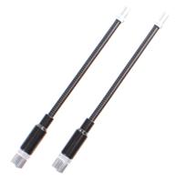 Rst Veelbare flex v-brake kabelpijpje elvedes lichtmetaal - zwart (2 stuks) - thumbnail